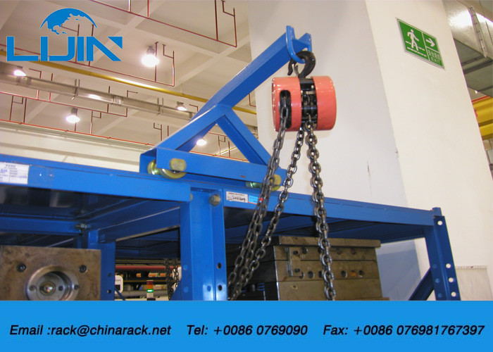 Anti Corrosion Q235b Material 4 Tier Mould Storage Racks For Warehouse