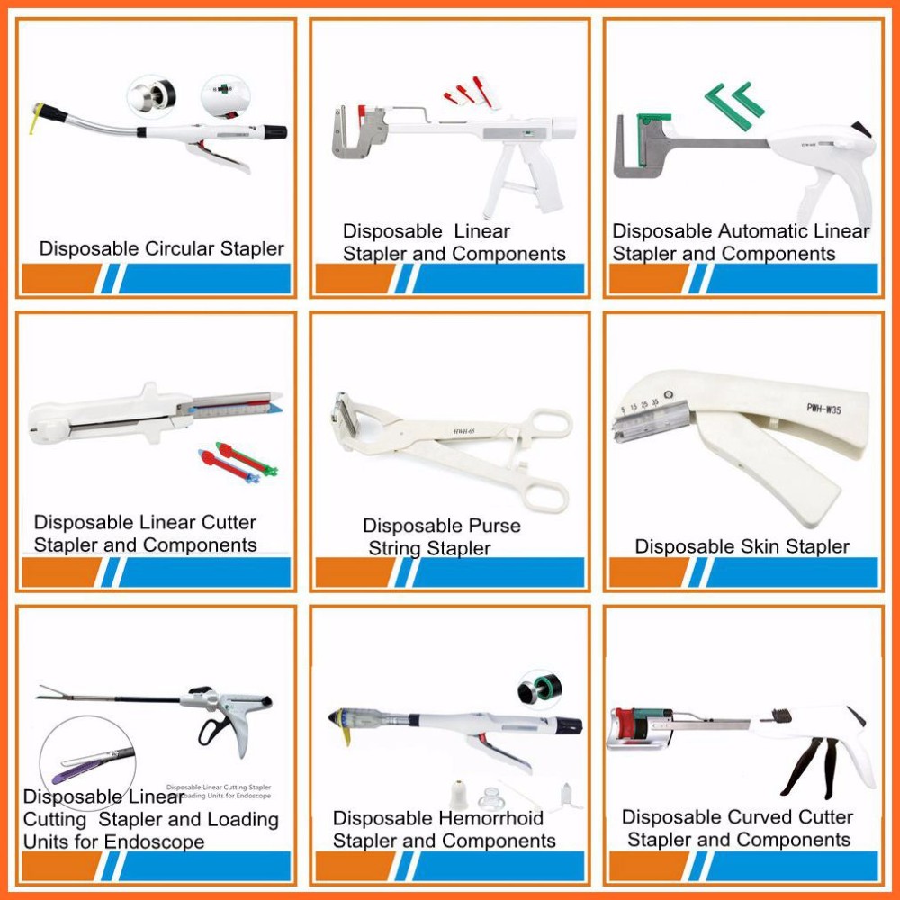 Stainless Steel Hospital 47mm Purse String Clamp Anastomosis