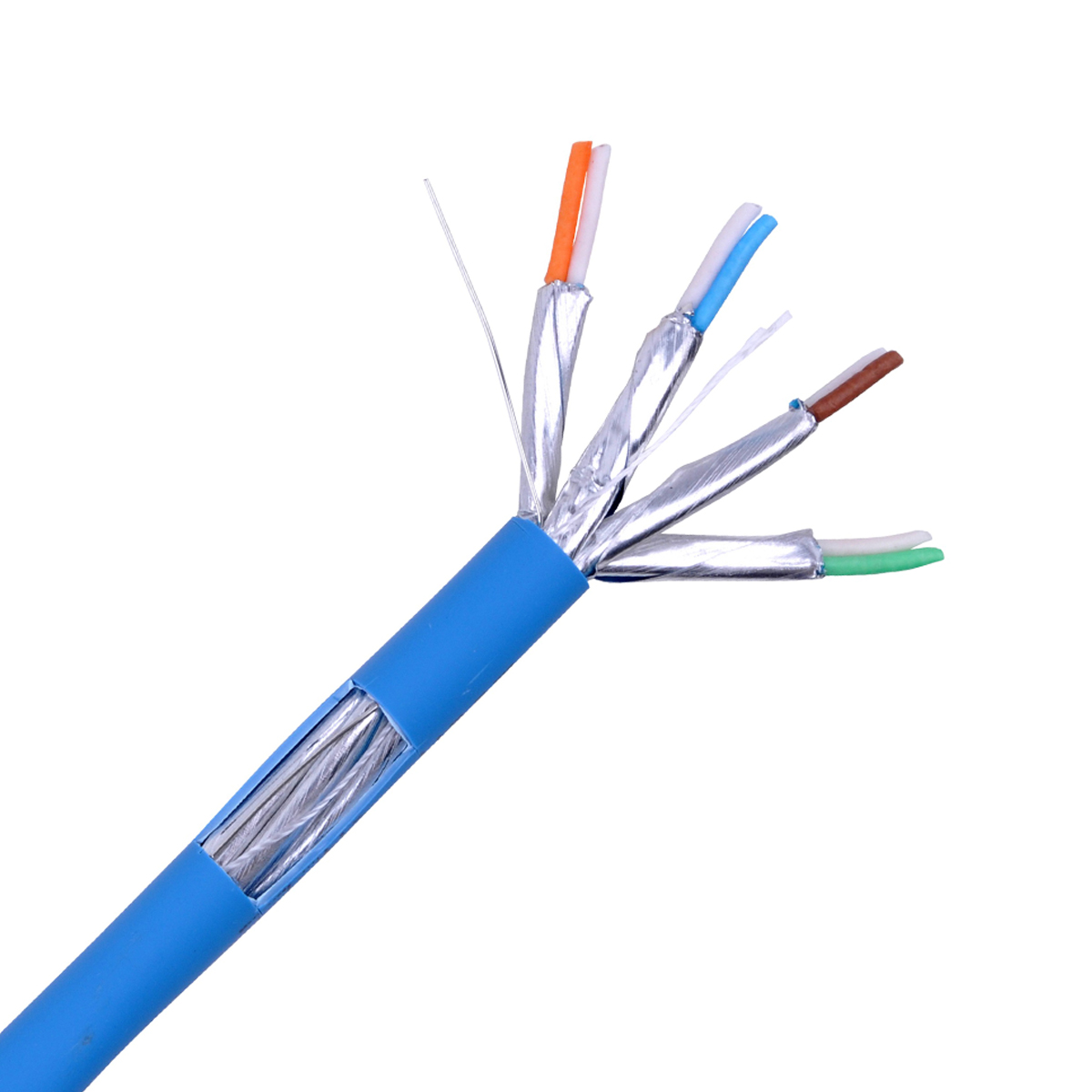 ExactCables Cat7 High Speed Lan Cable 4 Pair FTP 23AWG CCA/CCS/CU/BC Network Cable