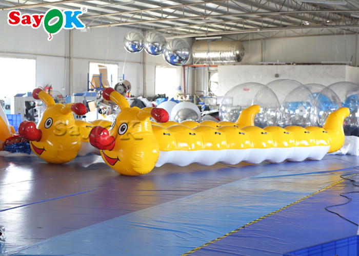 6m Funny Carnival Decoration Inflatable Caterpillar For Team Building Games