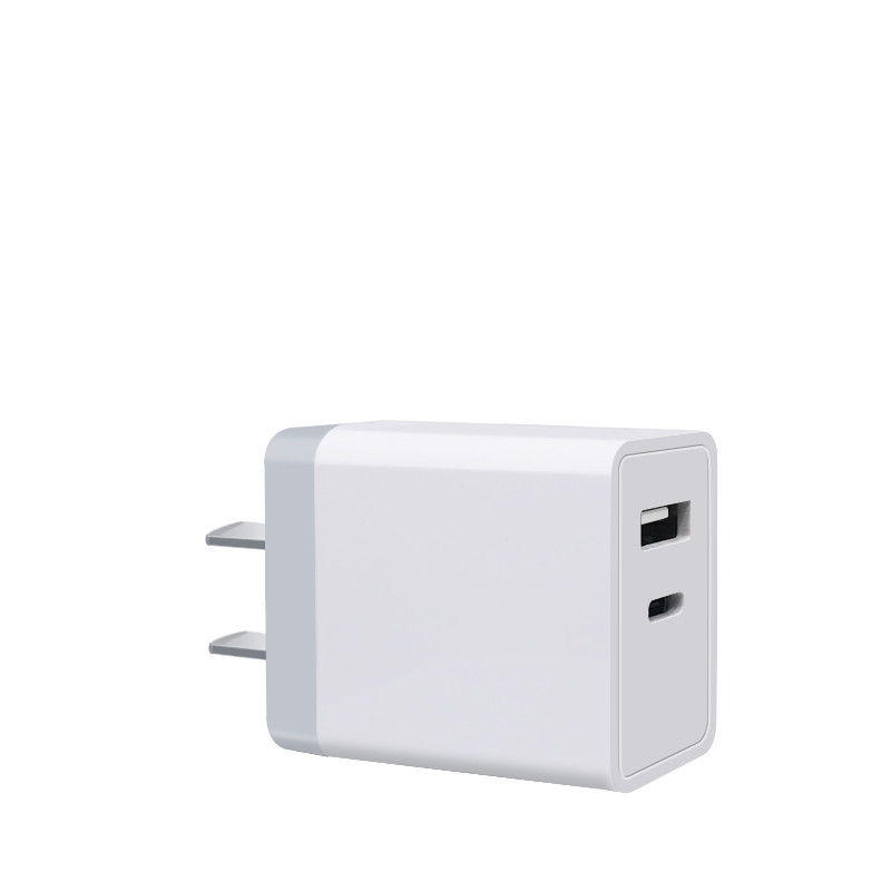 28W PD TRAVEL CHARGER TYPE-C +USB FAST CHRGER for Macbook compatible with HUAWEI QUICK CHARGE QC3.0/QC2.0 UK EU US IN