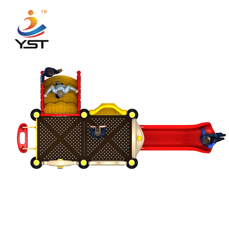Sandblasting Inflatable Childrens Plastic Slide Anti Aging