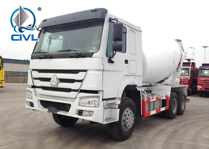 HOWO 6x4 Concrete Mixer Trucks Concrete Mixing Equipment 336hp Engine With Radial Tyre