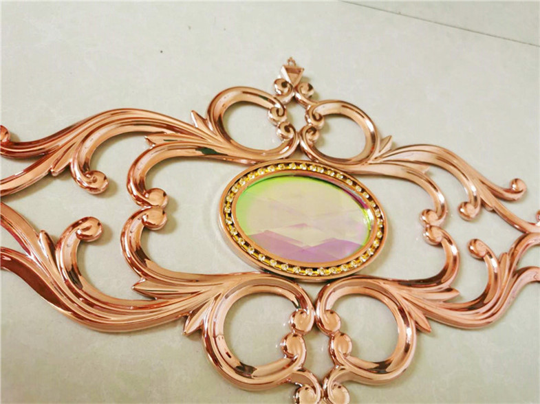 Golden pink double pane glass inserts flowers decorative double glazing glass and window