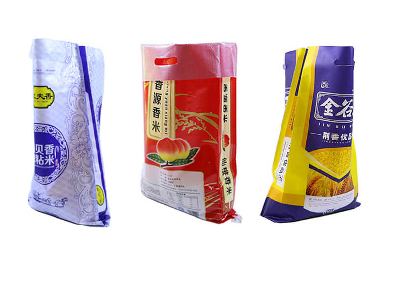 25 Kg Woven Polypropylene Feed Bags / Bopp Laminated Cat Food Bags Lightweight