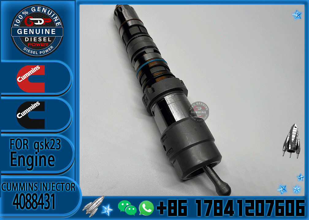 Original Common Fuel Injector Auto Parts 4902828 4076533 4088431 4088426 4326639 4326779 4928349 for C-UMMINS Qsk19 Qsk2