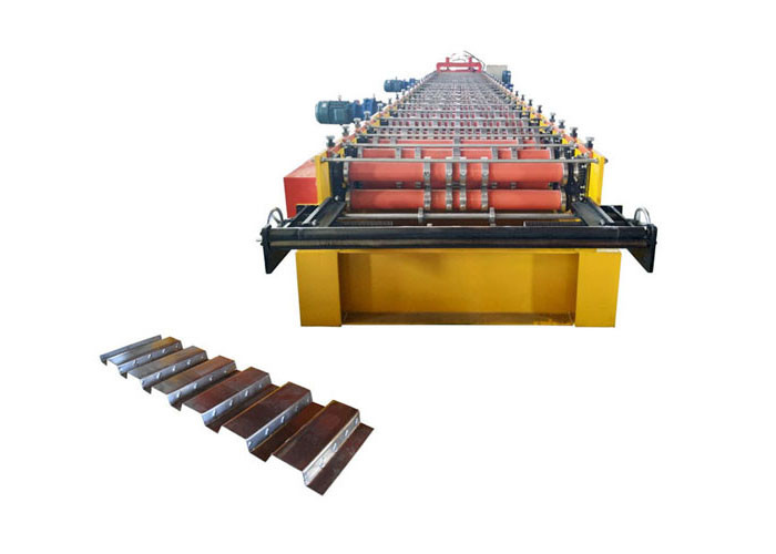 Diameter 95mm Floor Deck Roll Forming Machine Russian / European Style Pump Power 15kw