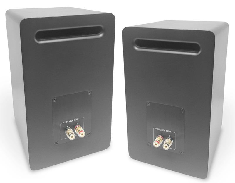 2 Way Stereo Passive Bookshelf Speakers With Bass Port Wooden Home Theater System Speakers
