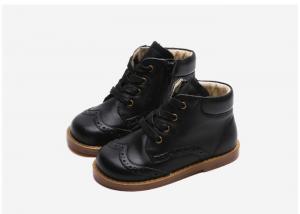 Buy cheap Rubber Sole Real Leather Children Boots Waterproof Toddler Girls Boys Leather Kids Shoes product
