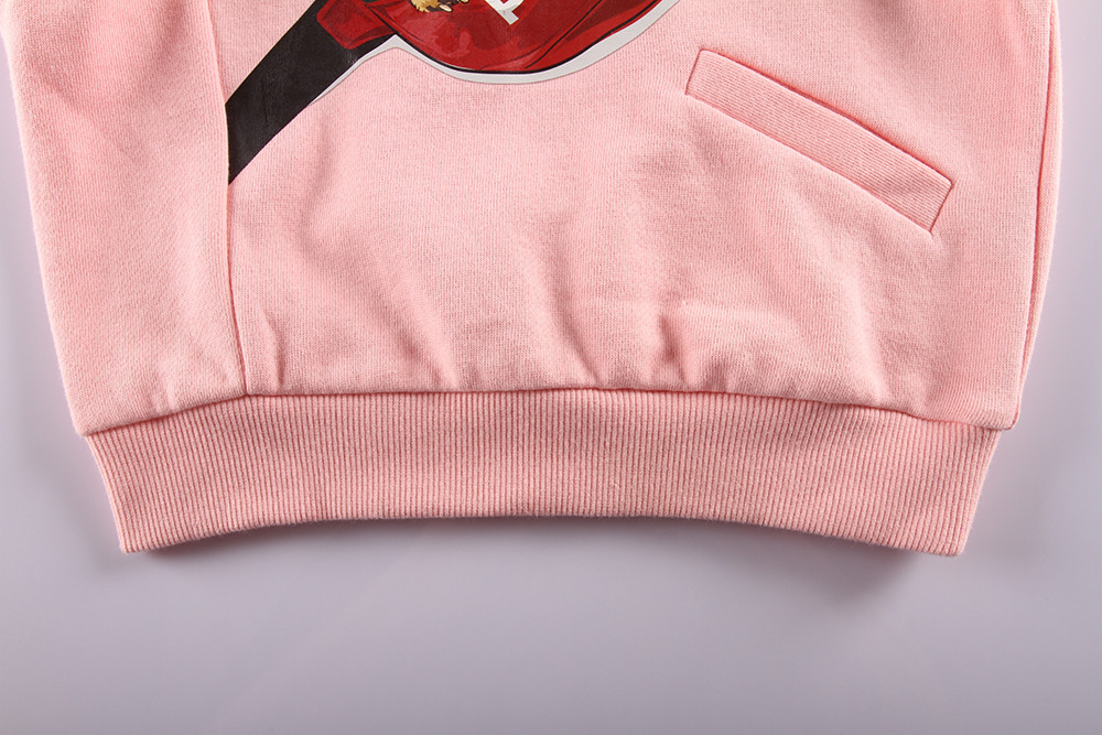 Kids Casual Pure Cotton Terry Cloth Hoodie For Autumn
