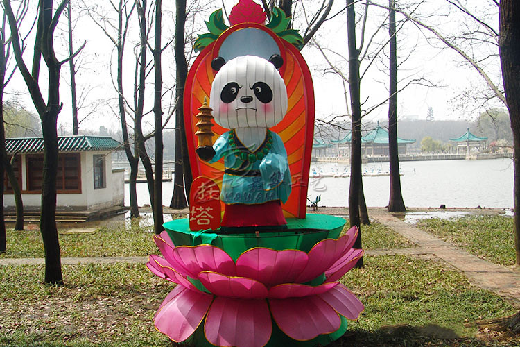 Handmade Fabric Chinese Lanterns Traditional And Beautiful For Festival