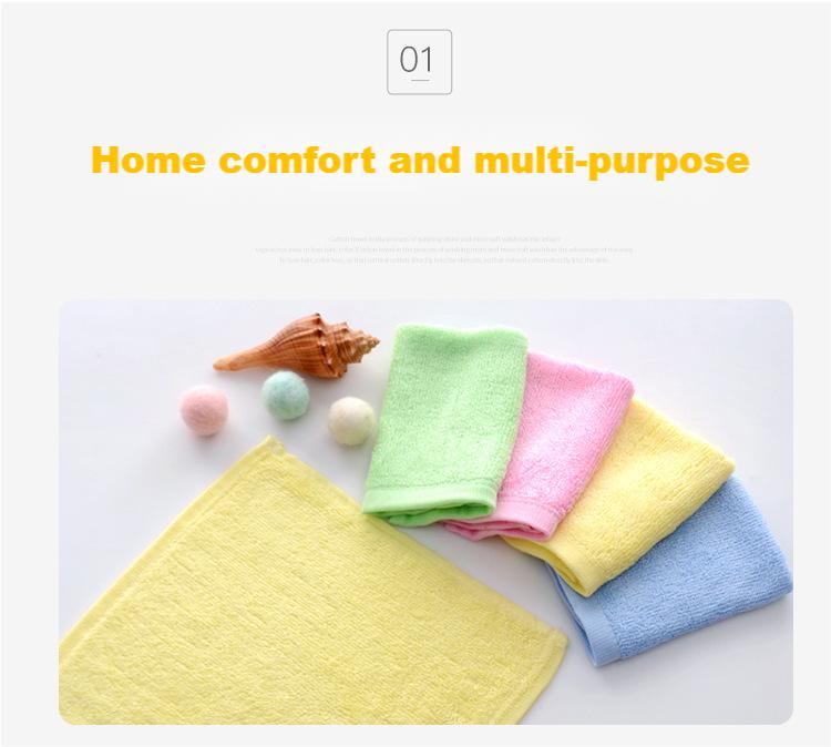 Advantageous Cotton Blended Baby Washcloth Towel for Super Soft and Absorbent Children