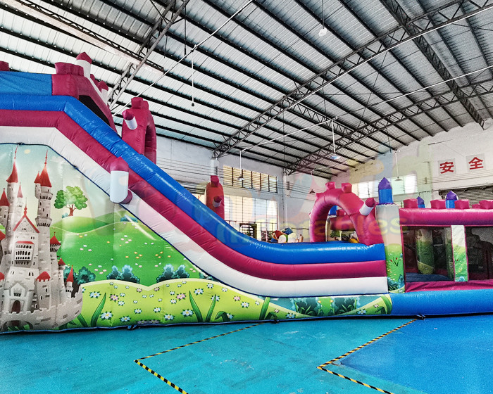 Children Commercial Inflatable Slide Playground Bouncy Castle