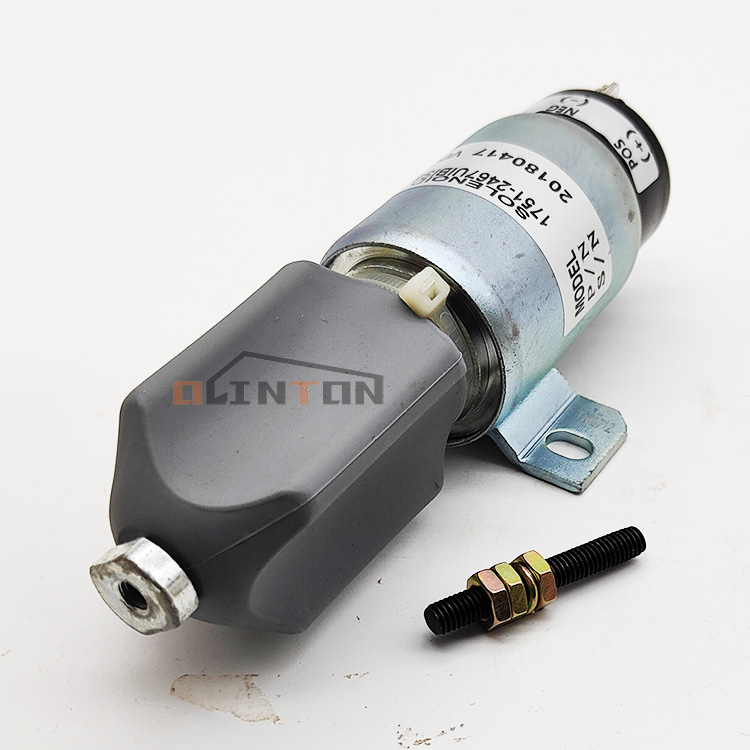 E200B E320 Excavator Stop Solenoid Switch For S6K HD700-5/7 6D31 6D14 12V 24V 1751-2467