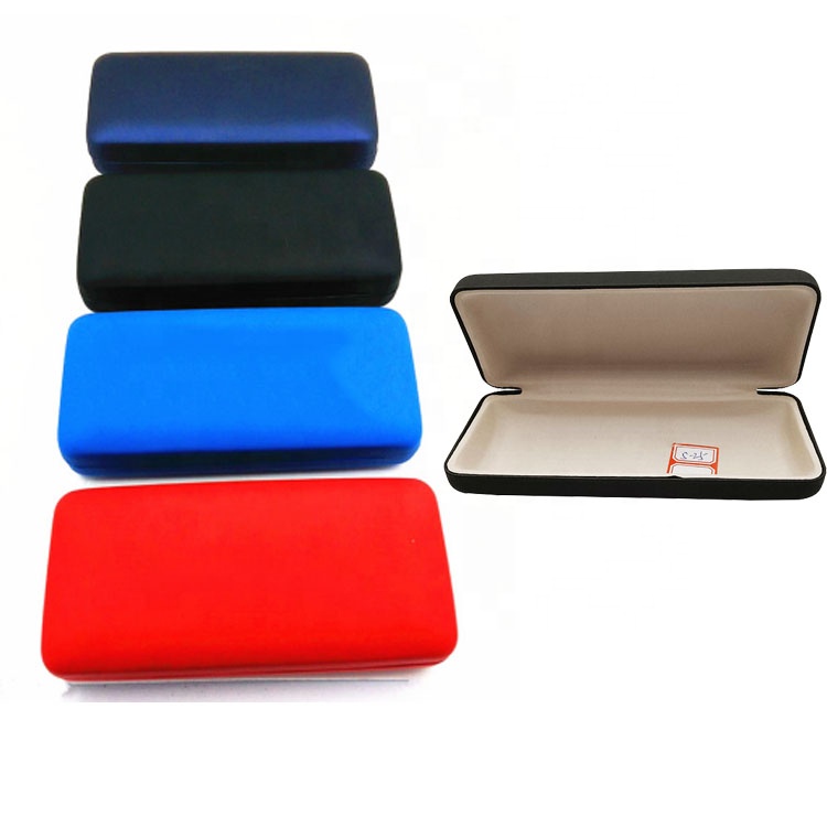 OEM Iron Metal Spectacle Hard Shell Eyeglass Case 160*66*36mm Irregular