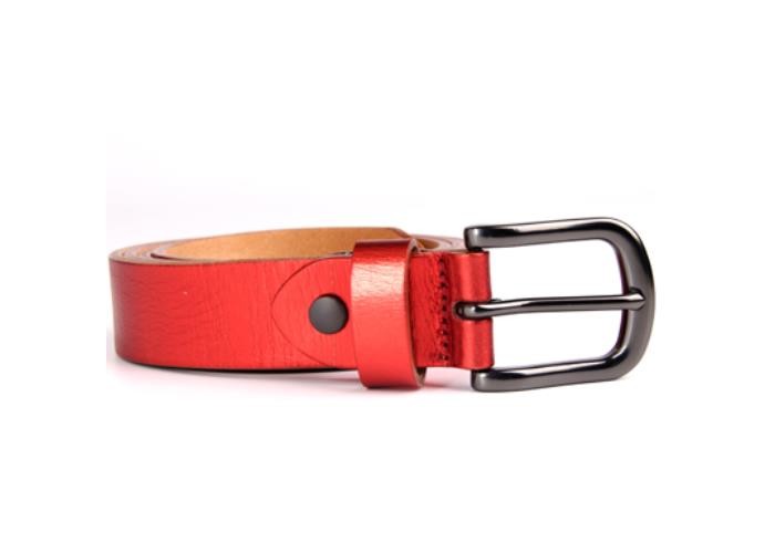 AZO Free Gunmetal Buckle Women Genuine Leather Belt