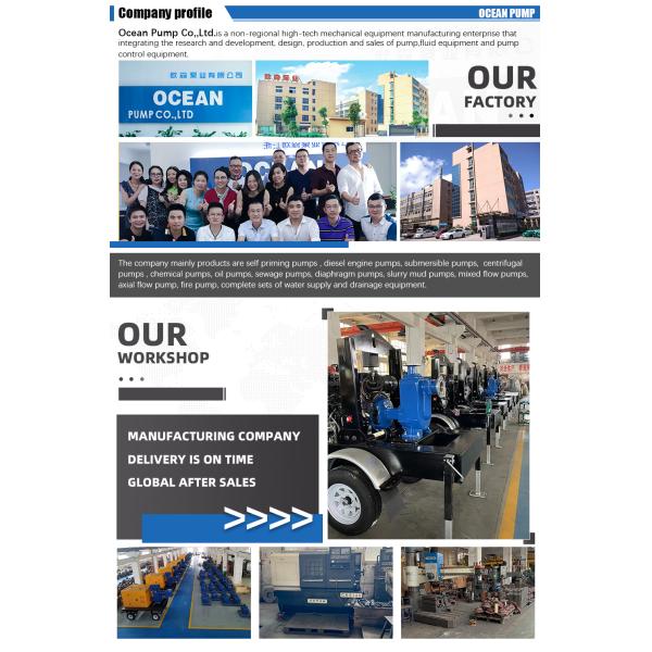 Multi-Functional Integrated Drainage Pump Diesel Engine Farm Irrigation Water Pump With Lighting System