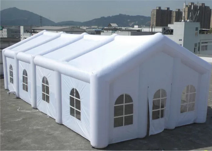 Anti - Ruptured Inflatable Event Tent Air Sealed Roll Up Doors Windows
