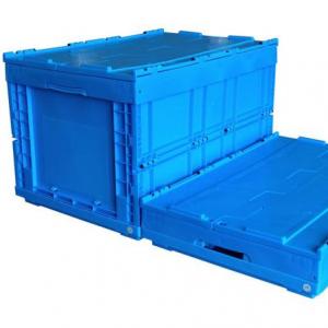 China Multifunctional Collapsible Storage Bin Outdoor Plastic Folding Storage Box Container on sale