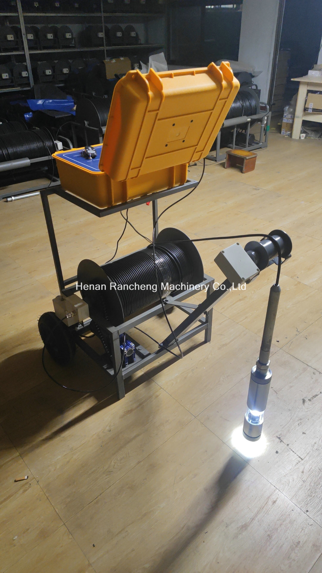 High Definition Waterproof 2000m Depth Borehole Underwater Mining Camera