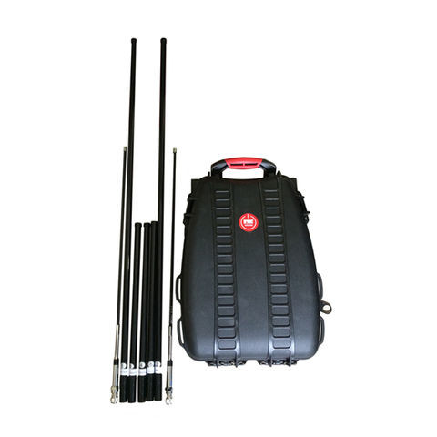 Man Pack VHF UHF Mobile Phone Signal Jammer/WiFi /GPS L1,130W Max 5 Bands,1-2 Hours Built-in Battery