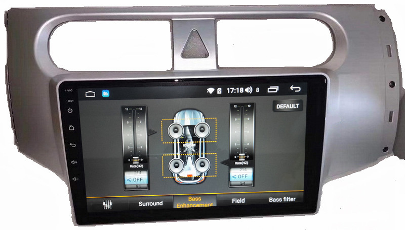 Ouchuangbo car radio gps nav android 8.1 for Brilliance H230 support dual zone gps navigation 1080P video