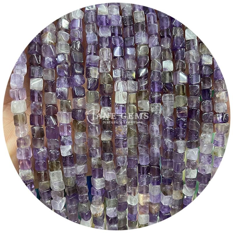 Wholesale Natural Crystal Gemstone Square Agate Beads Cube Loose Turquoise Bead Accessories Spacers for Jewelry Making