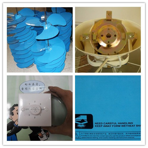 DC12V Orbit Ceiling Fan 360 Degree Oscillation Style CE Certificate