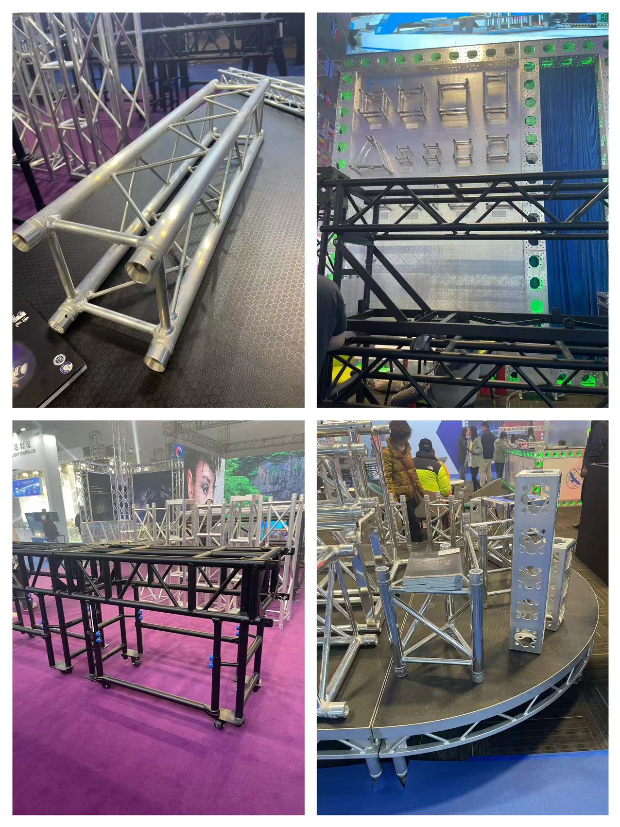 2m 3m 4m Aluminum Alloy Mult Angle Lighting Truss Display For Event / Exhibits