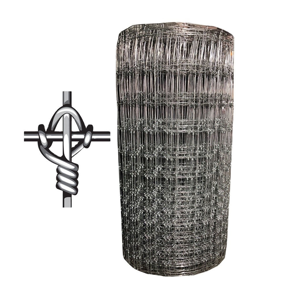 Galvanized Fixed Knot Fence For Cattle Horse Sheep Farm Rural