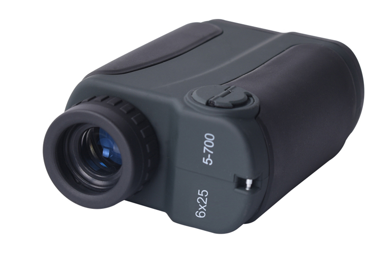 Newest 6x25 Laser Rangefinder 5-700m Long Distance for Hunting 210g 7° View Angle
