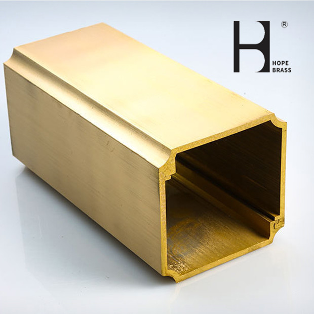Rust Resistant Hpb58-3 Brass Handrail With Chrome Surface