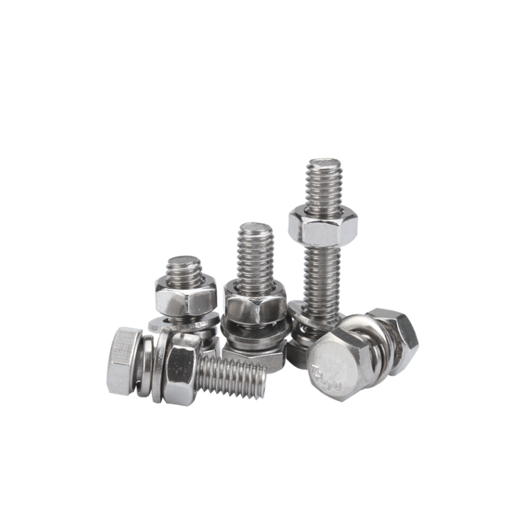 Stainless Steel HEX Bolts Nuts 304 316 M8 Size 35mm Length M12 Thread M16 Thread