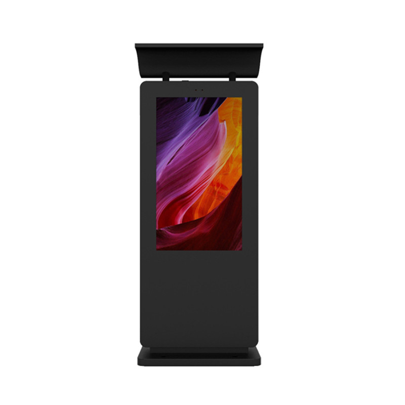 Urhealth vandal proof floor-standing 43 inch outdoor lcd advertising with top