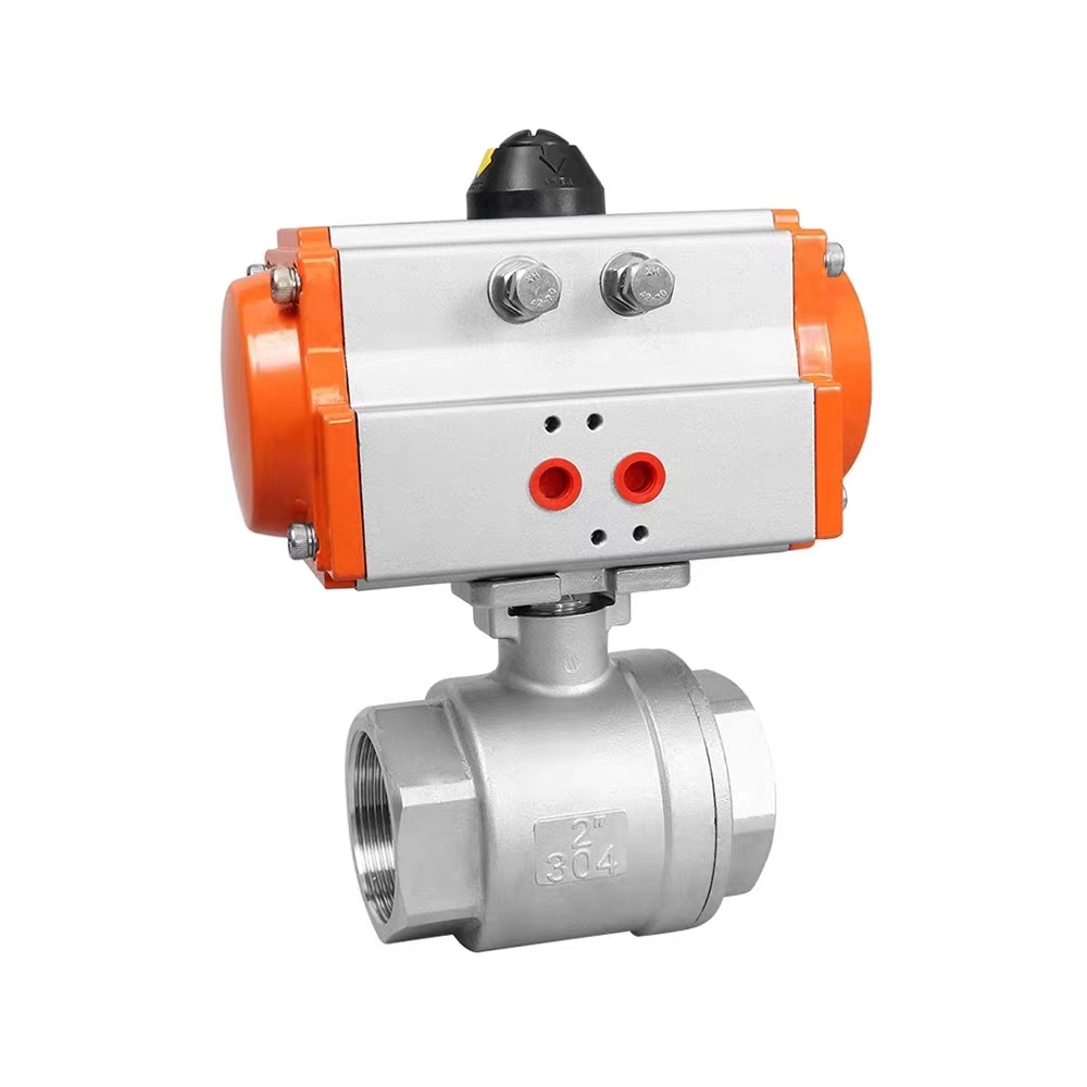 Pneumission High Quality 2PC Ball Valve Pneumatic Valve