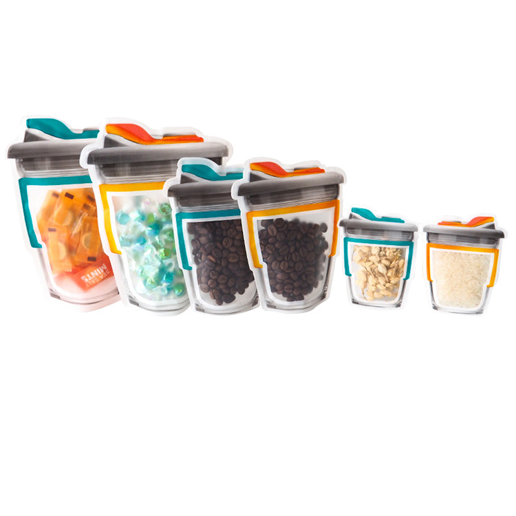Customizable Pre Designed Jar Shaped Pouches for Enhanced Snack Packaging