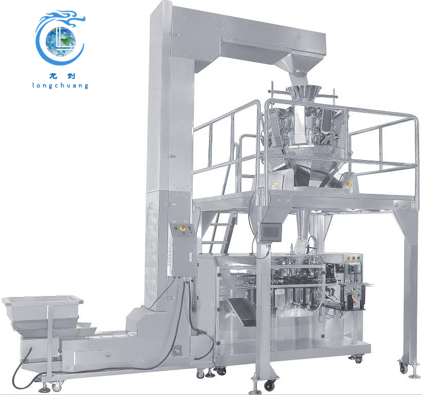 Dried Fruit Premade Bag Packing Machine Hazelnut Zipper Pouch Packing Machine Chestnut Doy-Pack Weighing Packing Machine