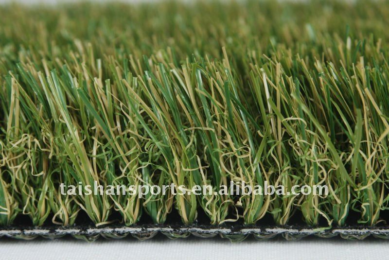 Customized Green Bi Color Artificial Landscape Grass For Schools Yards And Gardens
