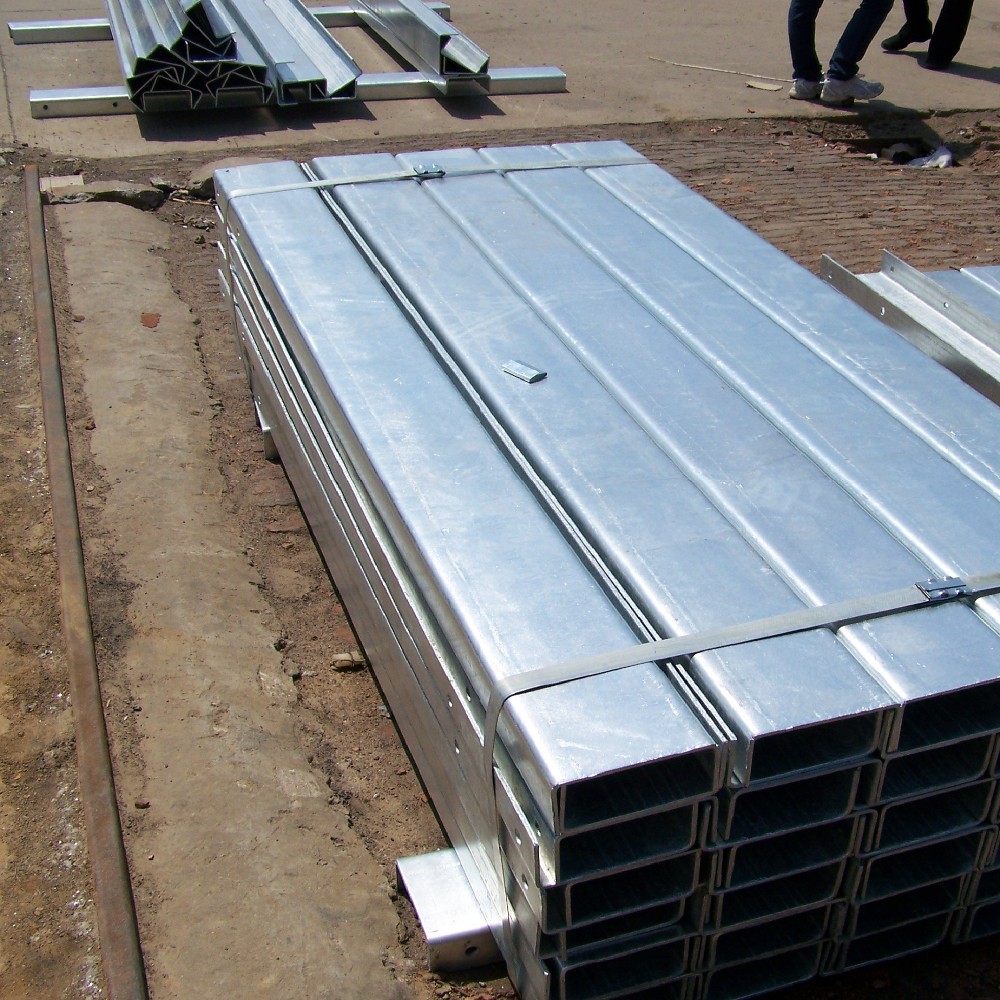 Hot Galvanized Cold Rolled Q235 Q345 Traffic Safety Highway Guardrail