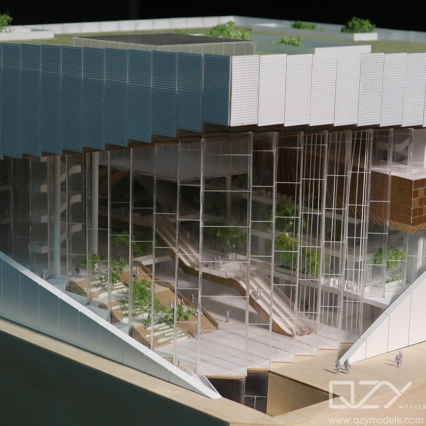 Aedas-1/150 Shenzhen Financial Culture Center Scheme Model Durable High Performance