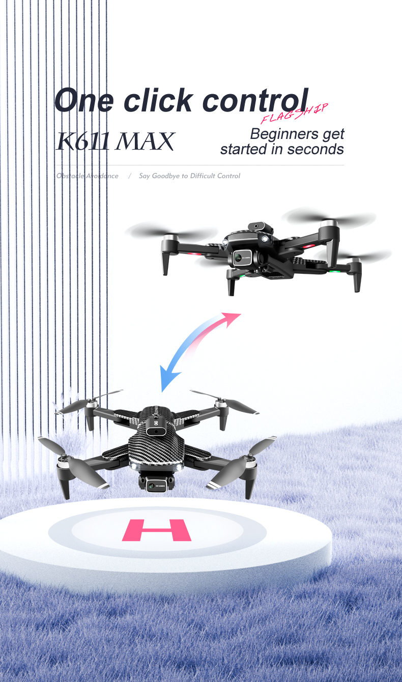 Max Gesture Video 2.4G Wifi FPV Drone 4K Camera 150m Phone Control Beginner-friendly HD Aerial UAV Foldable Motor Plastic