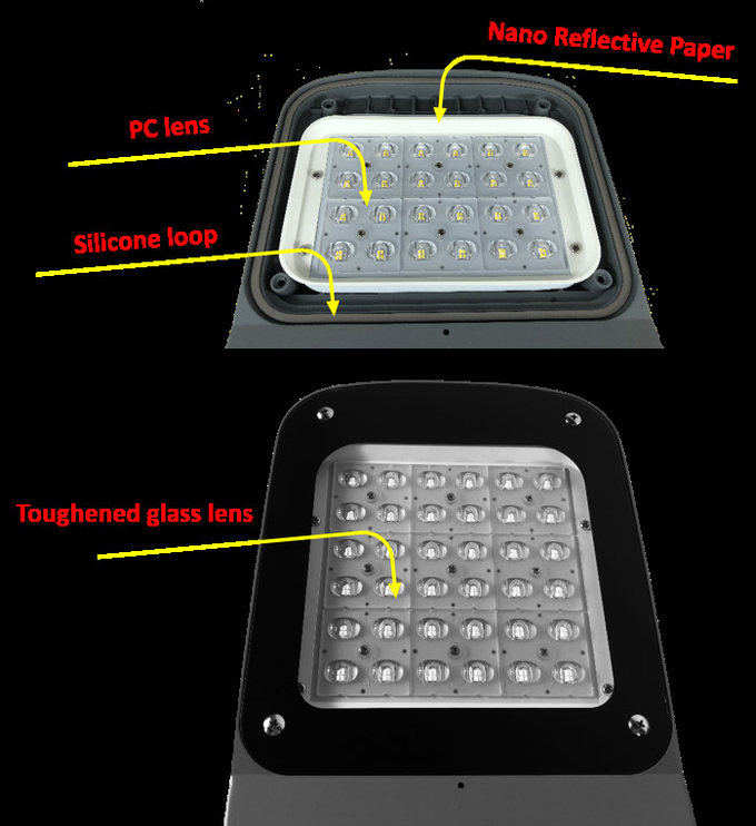Pole Mounted Luminaire Module LED Road Street Light Outdoor Die Casting Aluminum