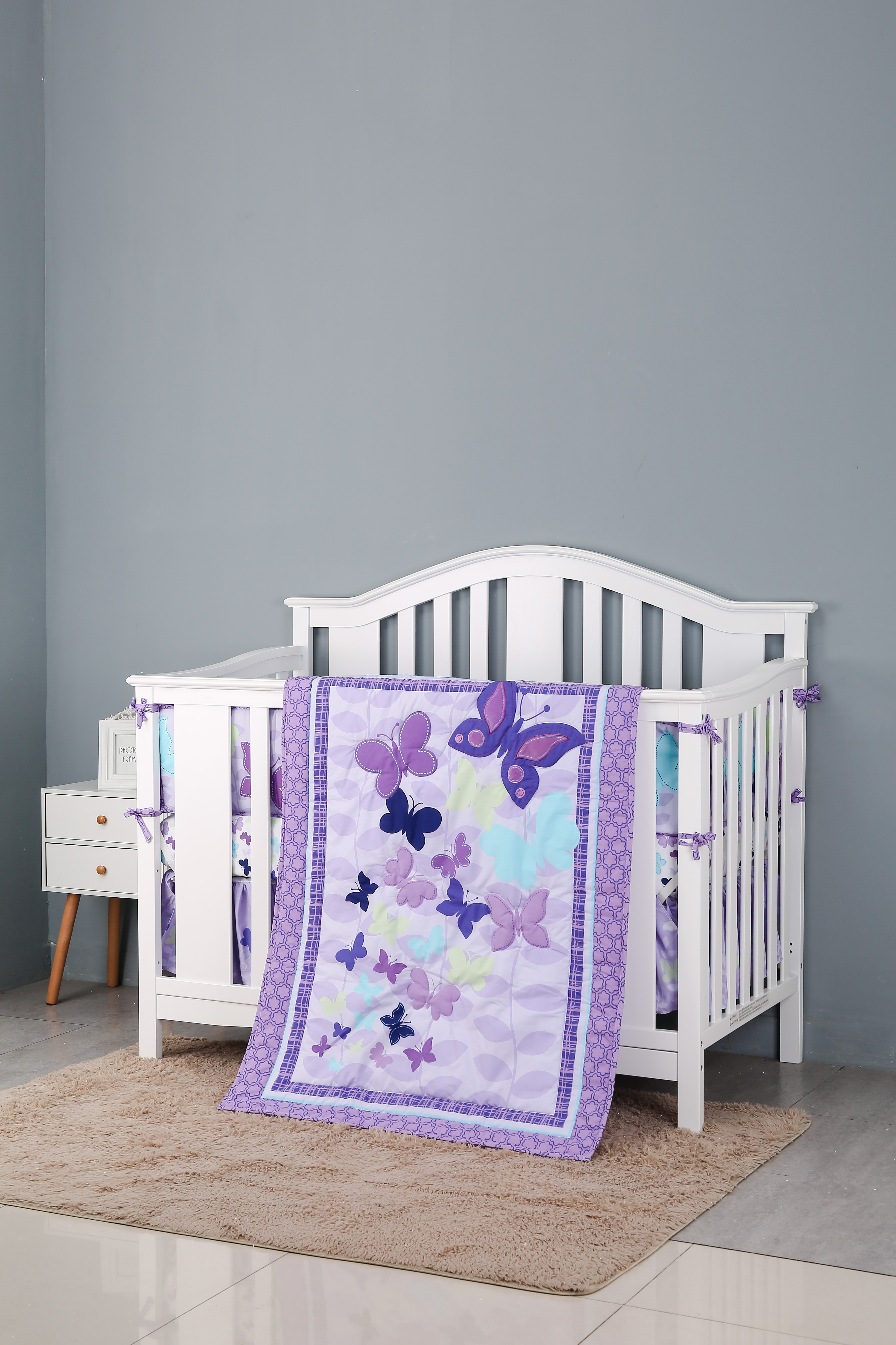 Comfortable and Breathable Baby Duvet Bedding Sets Collections for Girl's Nursery
