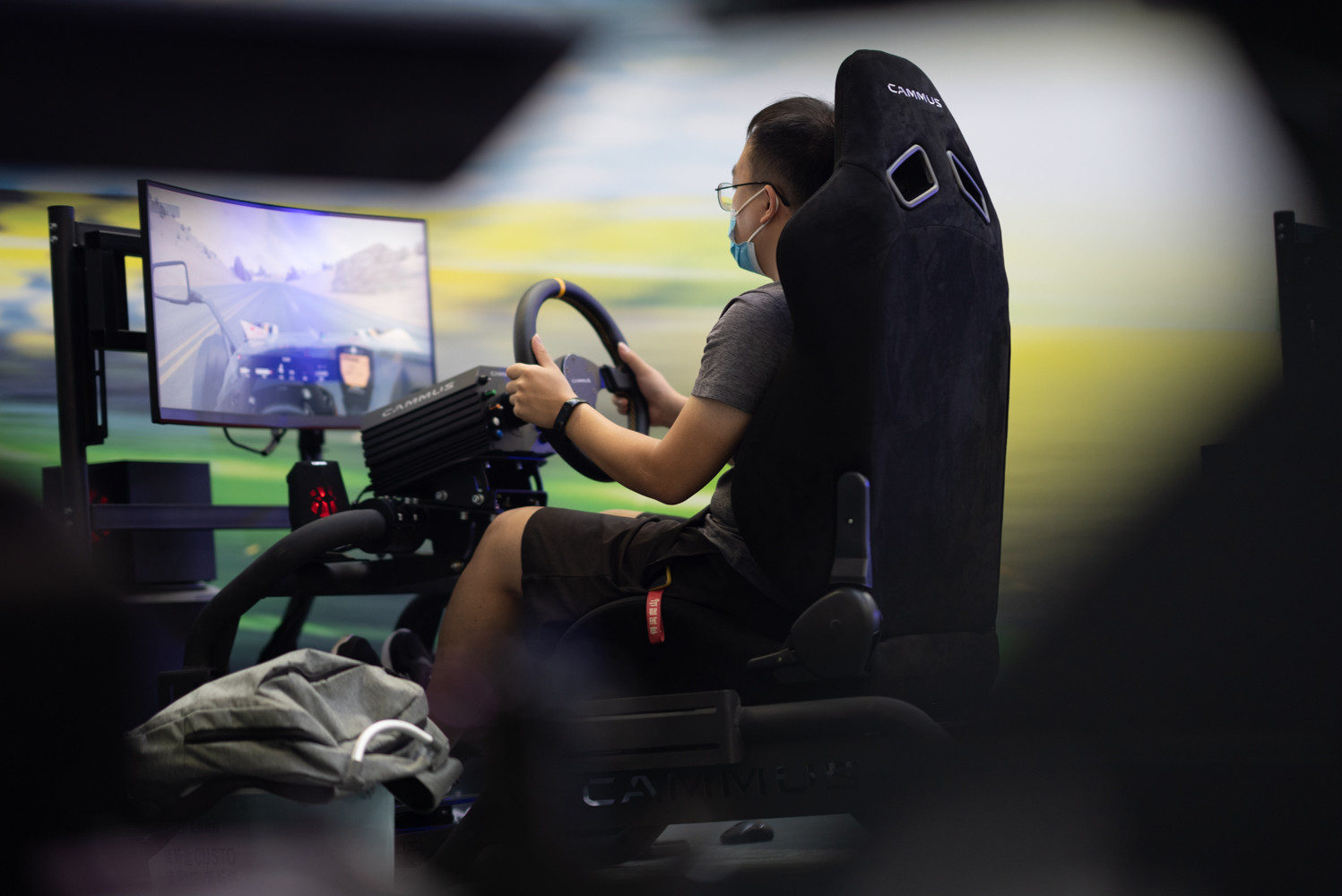 Ergonomic Driving Sim Cockpit For Playstation 4 Pro
