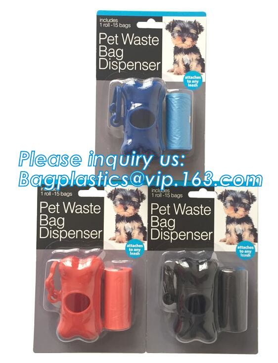 High Quality Eco-friendly Degradable Fashion With Printing Doggy Pet Dog Waste Poop Bags, Eco friendly pet dog waste poo