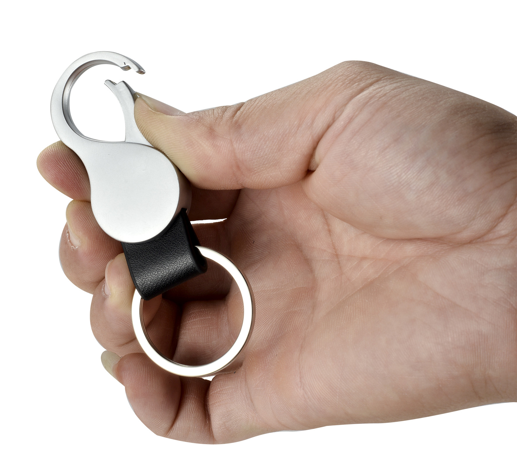 Leather Key Chains With Keychain Holder Customized Pattern Design