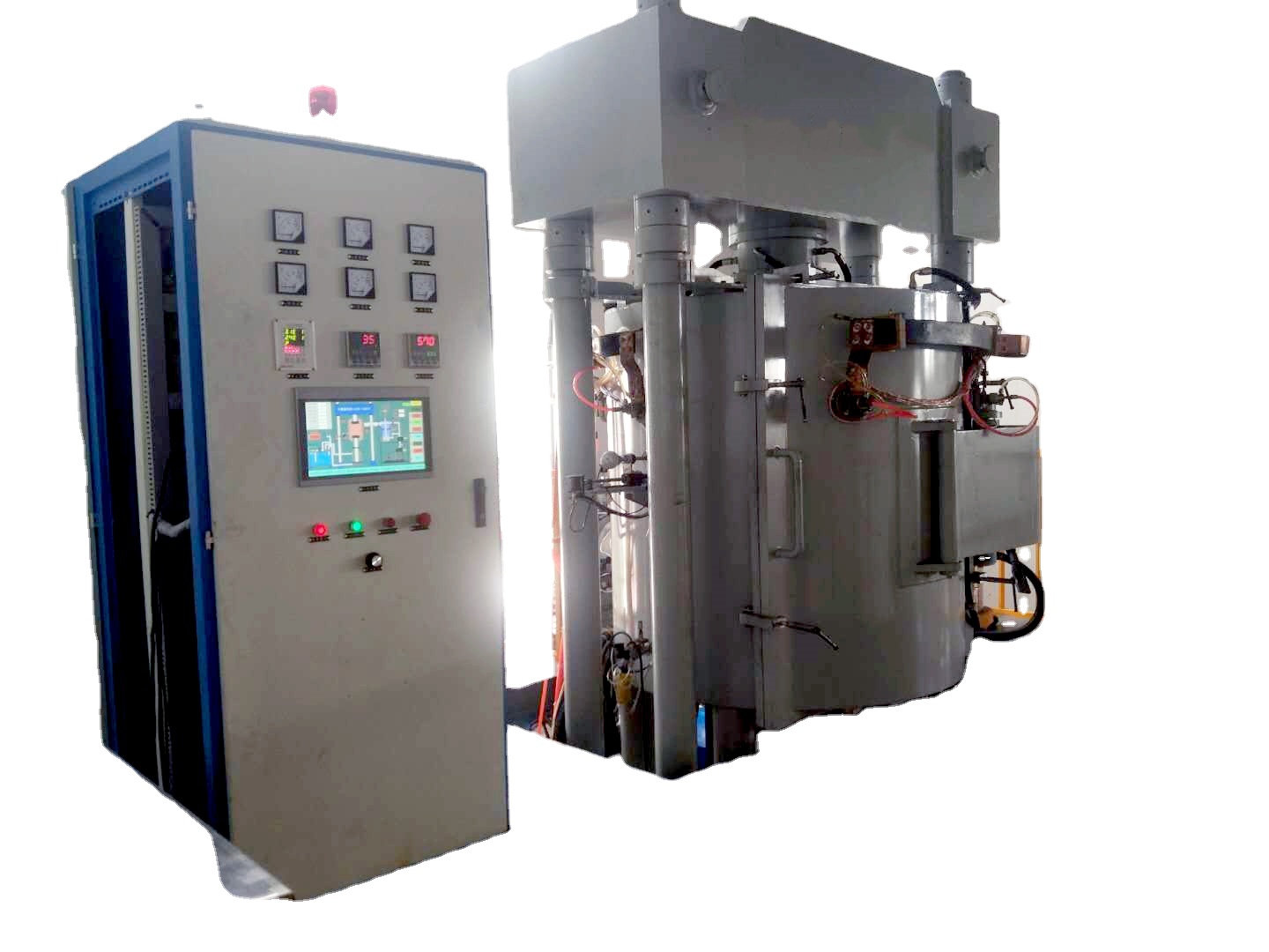 SUS304 Structure Powder Metallugy Sintering Furnace , Industrial Vacuum Hot Press Furnace
