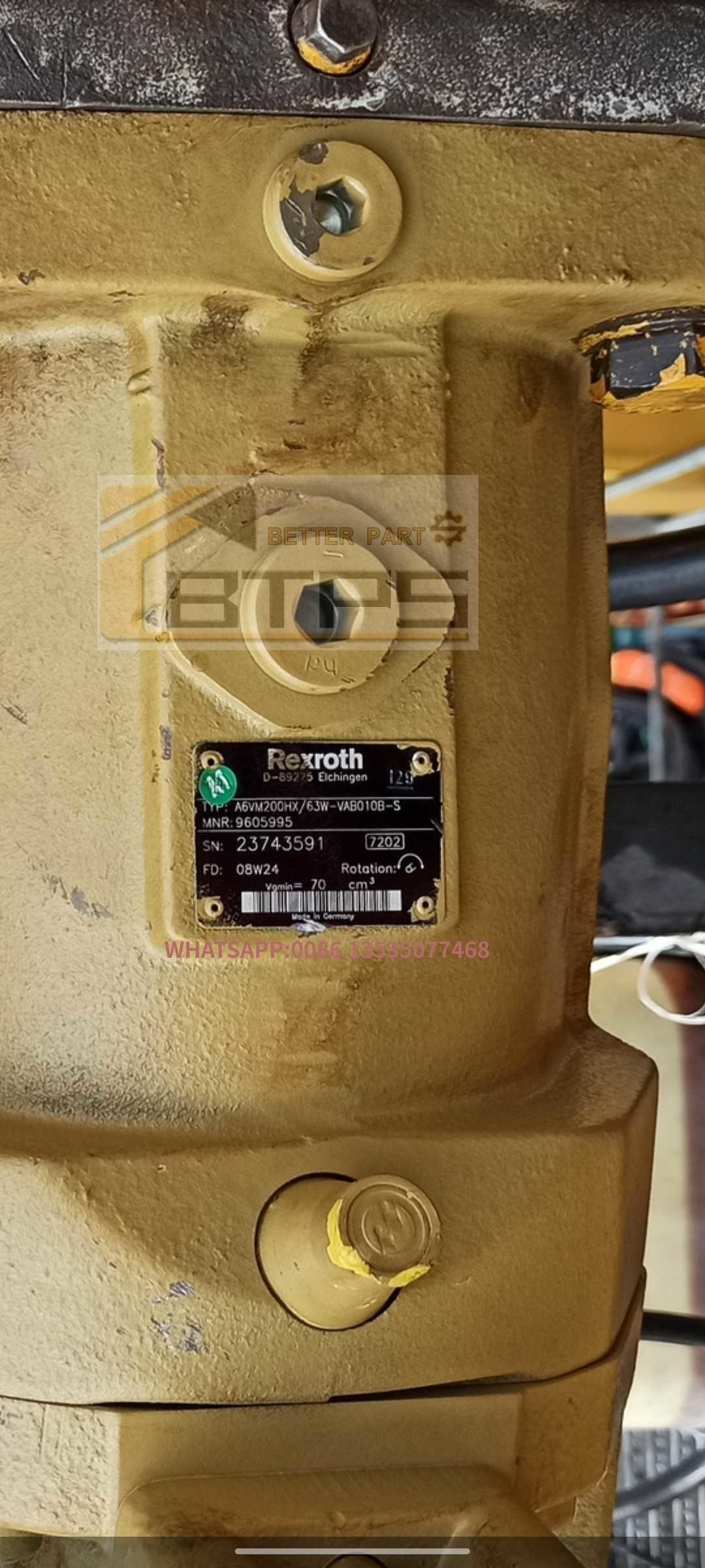 Rexroth A6VM250HA1T/63W-488VZB020A OEM Lainuo Motor HYDROMATIK High Pressure Variable Displacement Piston Motor A6VM A6VM160 A6VM200
