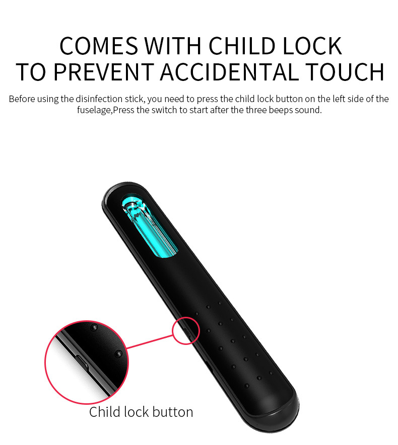 Antibacterial USB Disinfection UV Sterilizer Wands