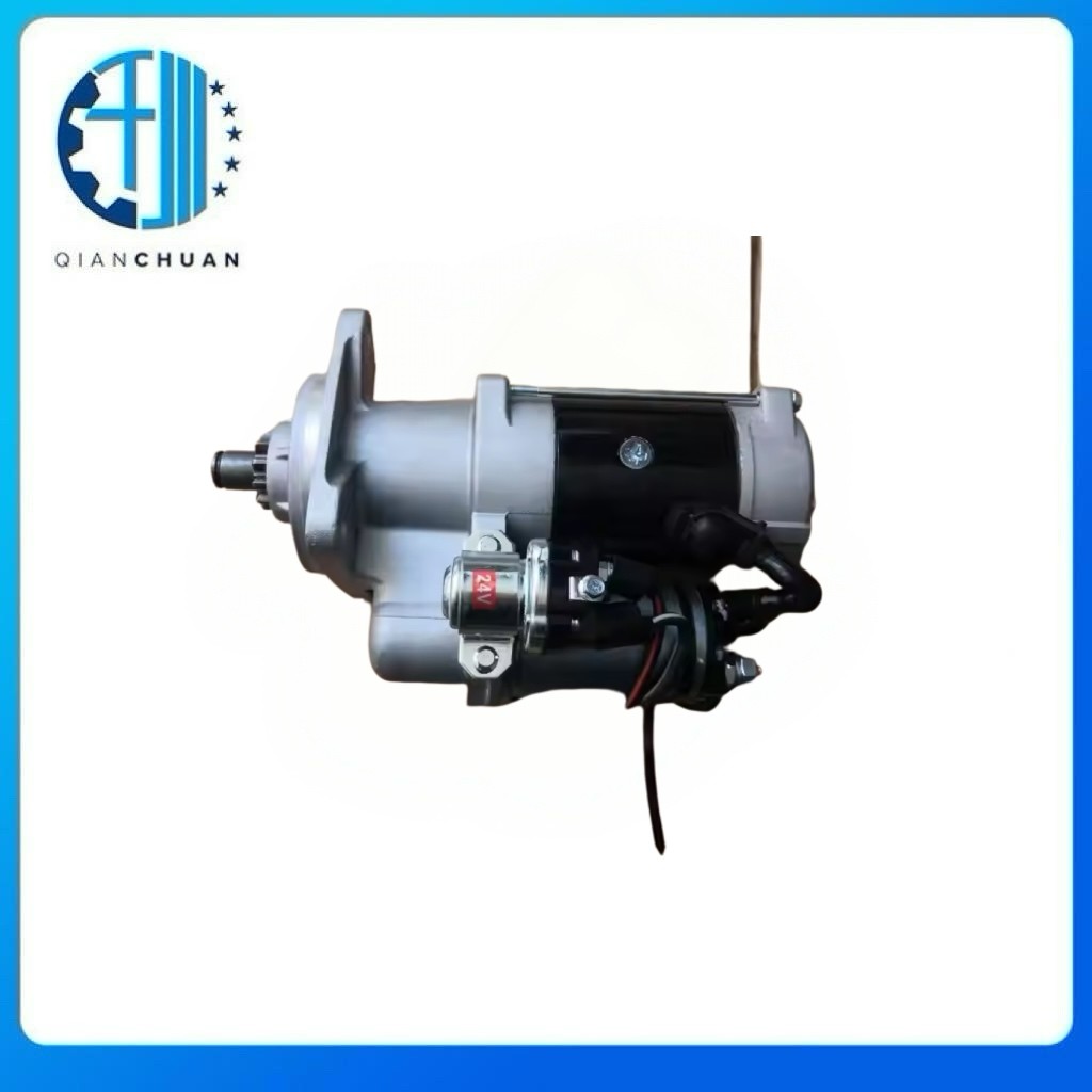 11 T 24V Starter Motor 300516-00003 For Doosan DX225 Excavator Engine Spare Parts